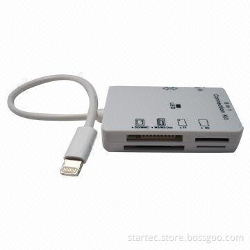 Camera Connection Kit/Card Reader for iPad Mini, 5-in-1 with One USB Port